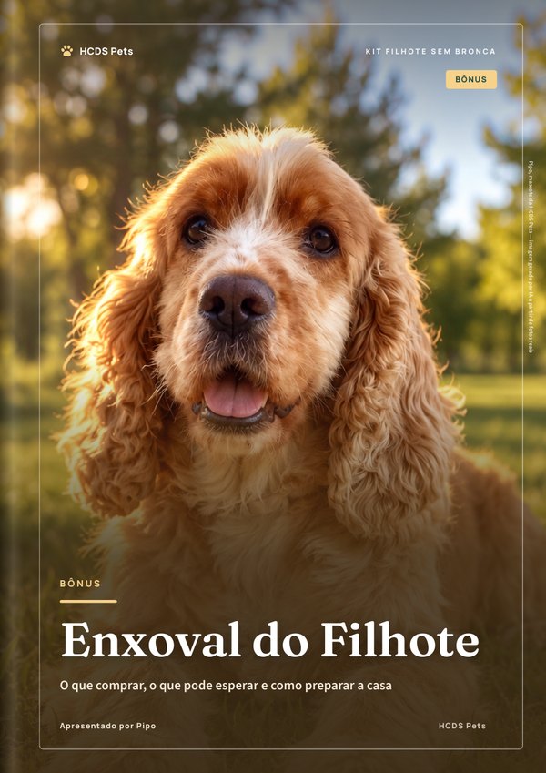 Capa do bônus Enxoval do Filhote